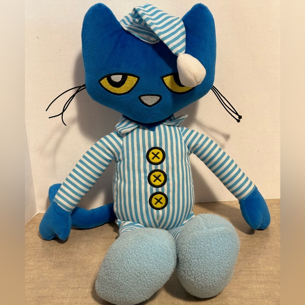 Pete the Cat Bedtime Plush Sleepytime Pjs Cat Stuffed Animal 2019 Non Working